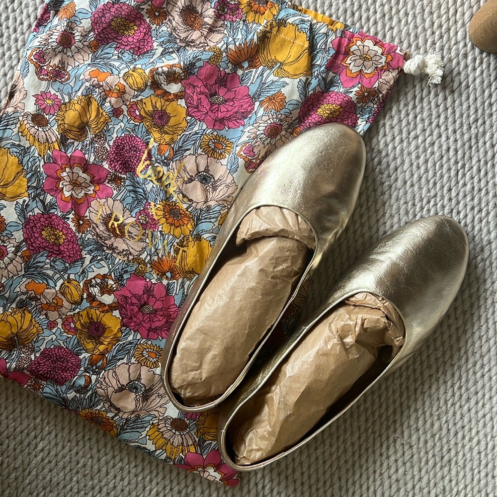 Beek Swiftlet Leather Ballet Slipper